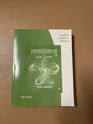 Study Guide with Student Solutions Manual for Larson's Precalculus, 10th
