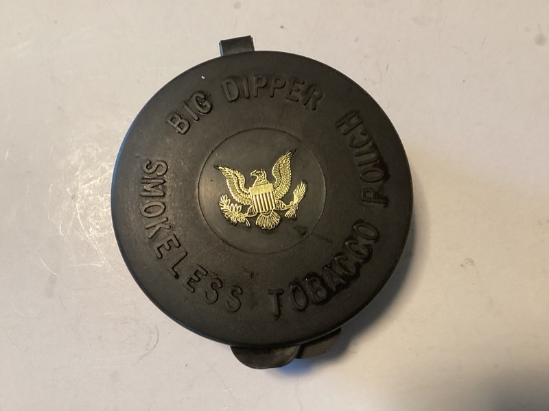 VINTAGE Big Dipper Smokeless Tobacco Eagle USA Pouch Holder (Rare)