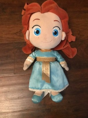 Disney Store Merida Baby Toddler Brave Stuffed Plush Doll 13'' RARE Official