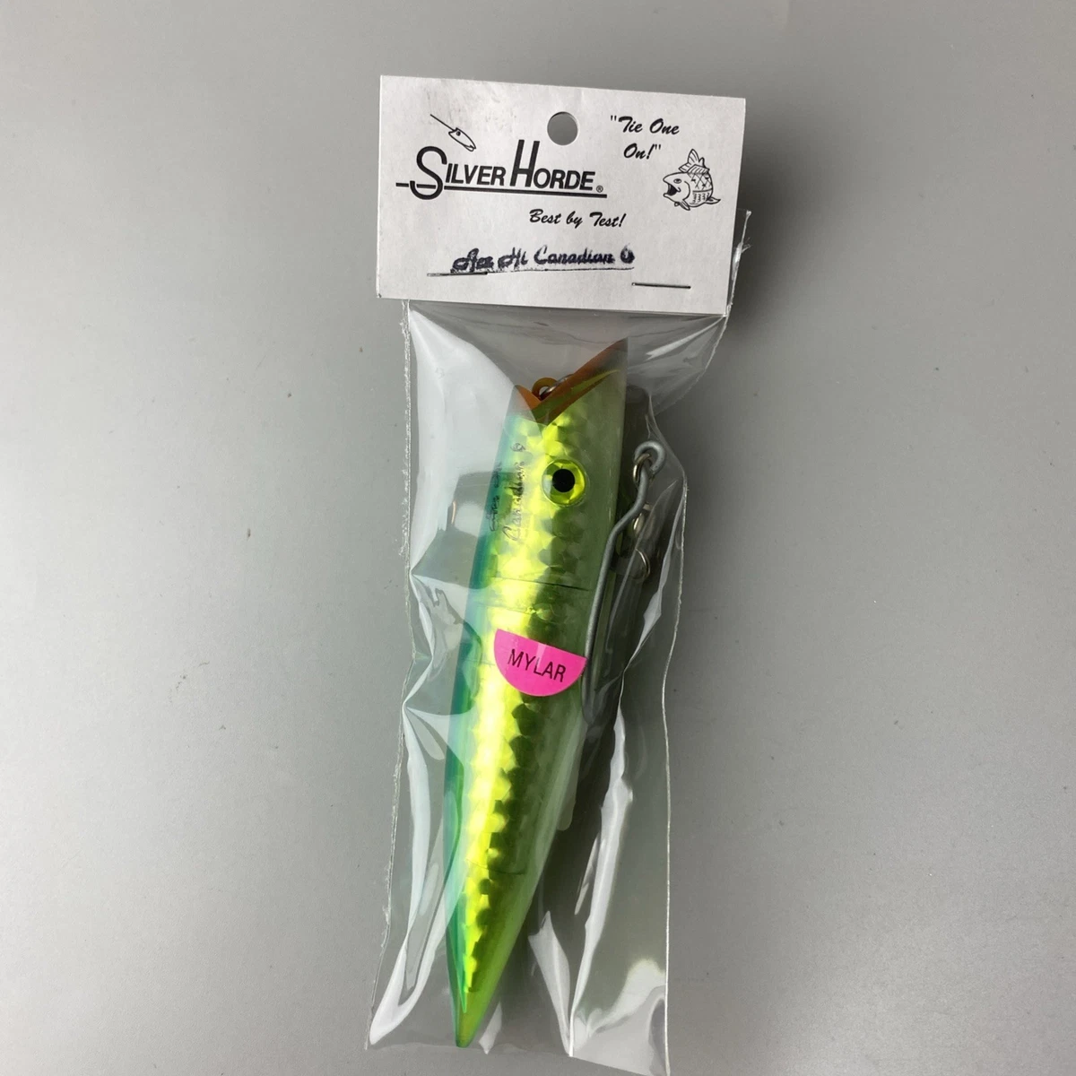 Silver Horde Ace Hi Fly Fishing Lure - Glow/Purple/Pink/Black For Salmon, Troll Behind Flasher Hydrodynamic Fishing Lure Silver Horde Ace Hi Fly Fishing Lure - Glow/Purple/Pink/Black For Salmon, Troll Behind Flasher Hydrodynamic Fishing Lure