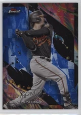 2024 Topps Finest Uncommon Blue Refractor 110/150 Adley Rutschman #183 10w8