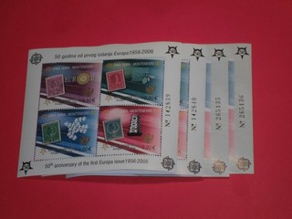 Montenegro 2006 Block "50th anniversary of the first Europa issue" 4x