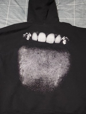 Post Malone Hoodie Sweatshirt Black Size Large Twelve Carat Tour 2022-2023