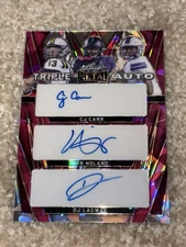 2024 Leaf Metal CJ Carr DJ Lagway Air Noland Pink Ice Triple RC Auto 5/5