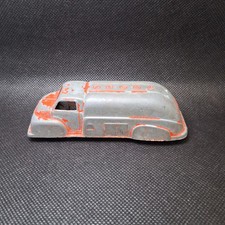 Vintage Tootsie Toy Orange Ford Gas Oil Tanker Truck Diecast