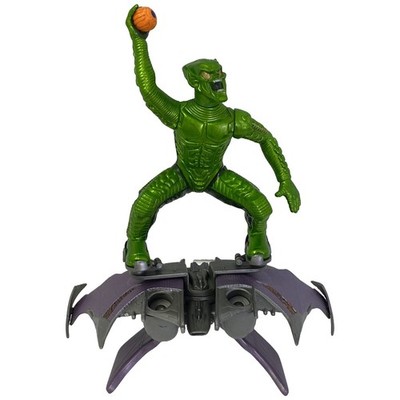 Spiderman Green Goblin Glider w/Stand Action Figure 2002 Toy Biz Marvel
