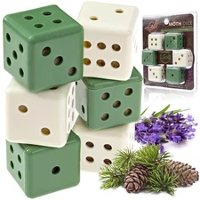 Moth Dice – Dried Lavender & Cedar Blocks Alternative – Clothes Draw