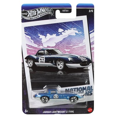 2025 HOT WHEELS EXCLUSIVE SILVER SERIES NATIONAL ICONS JAGUAR