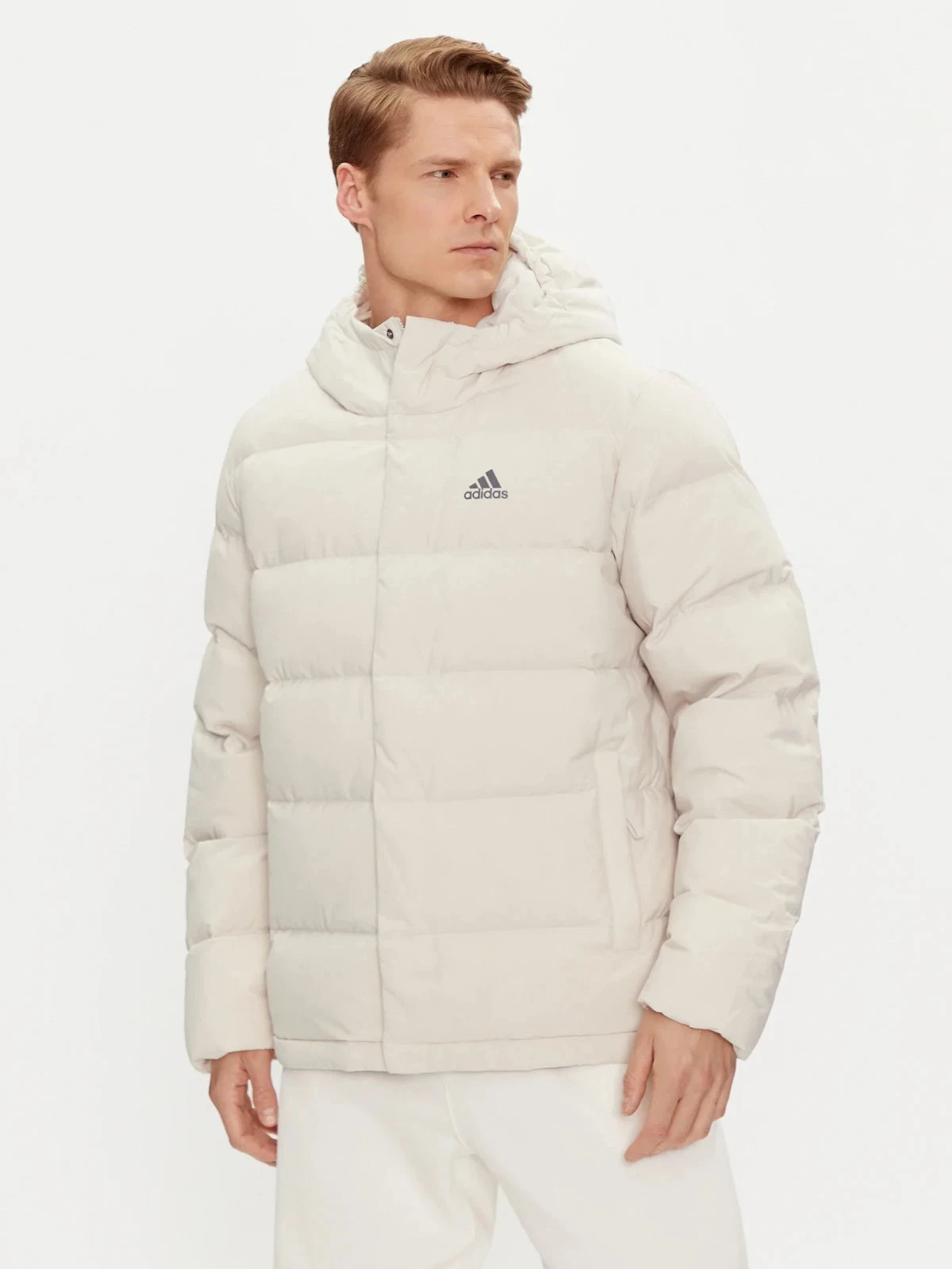 ADIDAS Helionic Hooded 600 fill Down Puffer Jacket HG4886 RRP £150
Opens in a new window or tab