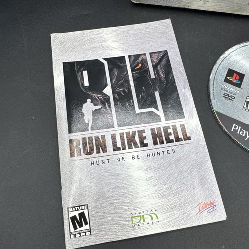 RLH: Run Like Hell (PS2, 2002) CIB mit Registrierungskarte getestet - Bild 3 von 16