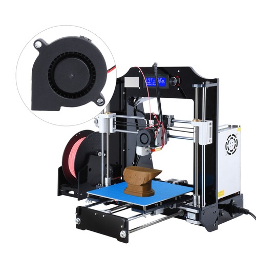 3D -gedruckter Lüfter Dc 12v Drucker Gebläselüfter Für 3D-Drucker - Afbeelding 7 van 9