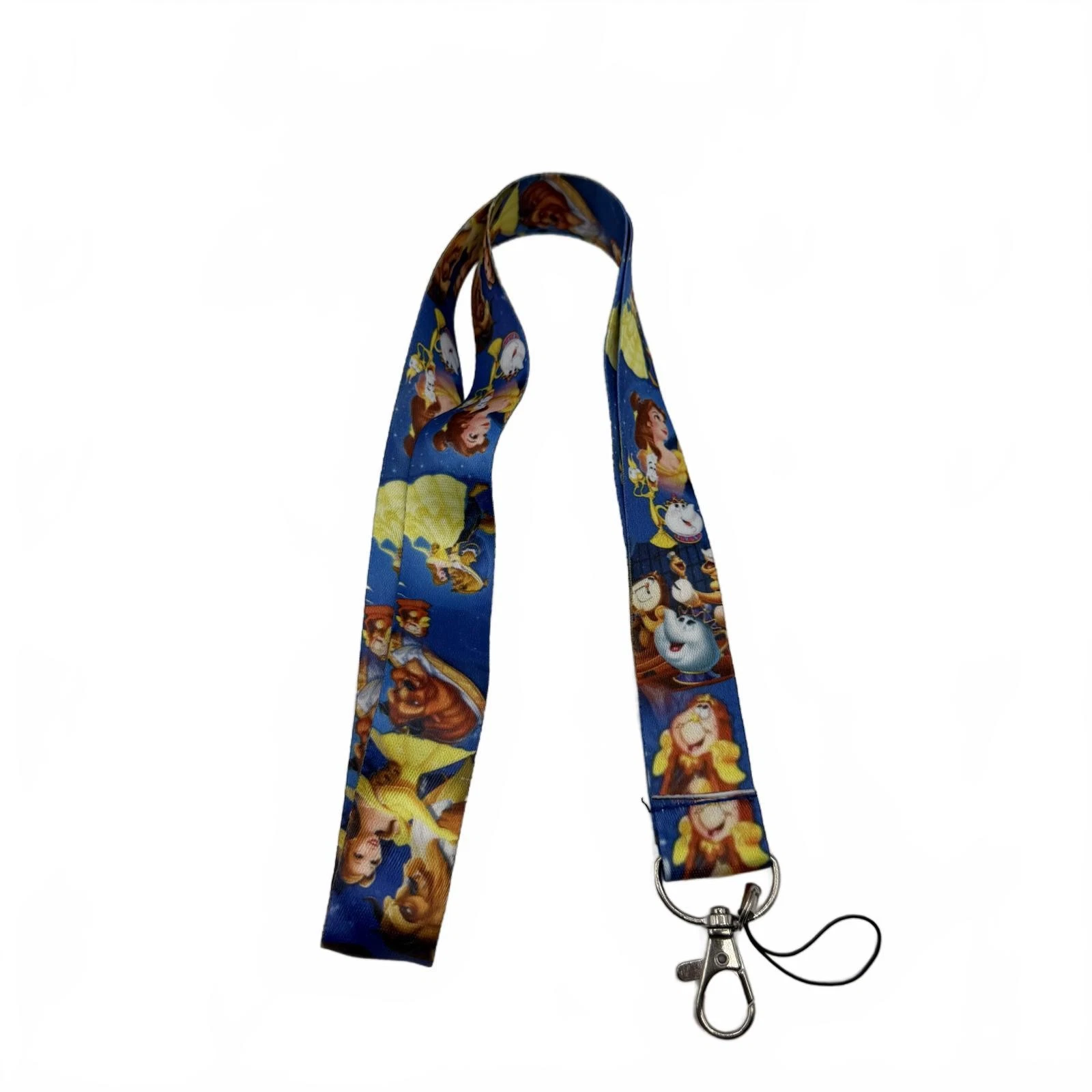 Lanyard - Disney Beauty and the Beast Theme - Use with Disney Pin Trading