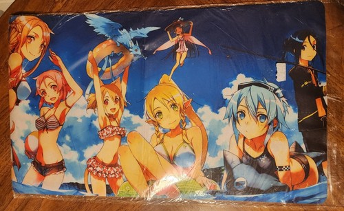 Sword Art Online SAO Anime Playmat card game desk Mouse Pad TCG CCG MTG 24 x 14
