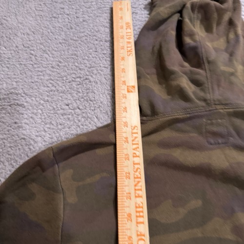 Gap Hoodie Herren Medium Grün Camouflage Sweatshirt Pullover Fleece Arch Logo - Bild 7 von 9