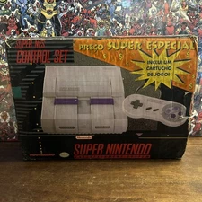 Playtronic Super Nintendo SNES Console Super Set Brazil - Complete W Super Mario