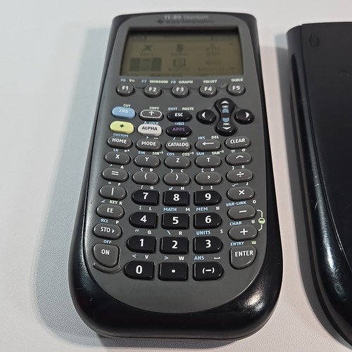 Texas Instruments TI-89 Titanium Graphing Calculator W/ Cover Tested Works - Picture 4 of 12