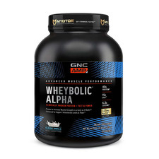 GNC AMP Wheybolic Alpha Classic Vanilla Workout Muscles 22 Servings 2.76lb NEW