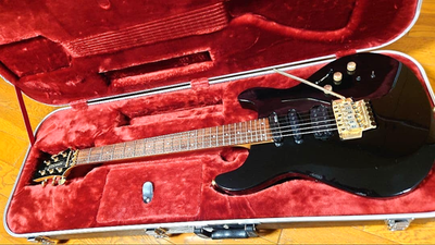 K*S様 Fernandes APG-85 FERNANDES APG-85S Sustainer Black Humbucker Floyd Rose Rare Guitar