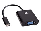 V7 V7UCVGA-BLK-1E USB-C male to VGA female Adapter Black VGA Black