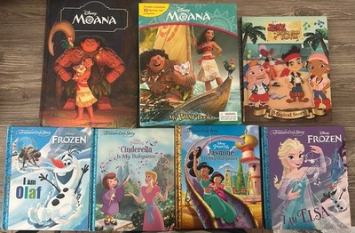 Walt Disney Children s Story Book Bundle Kids Job Lot Moana Frozen Cinderella