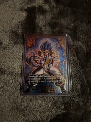 Fusion World 2nd Anniversary GOLD Energy Marker Super Saiyan Blue Gogeta E-126 