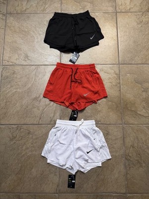 3 PAIR NIKE PRO DRI-FIT SHORTS WITH POCKETS WOMENS SIZE L