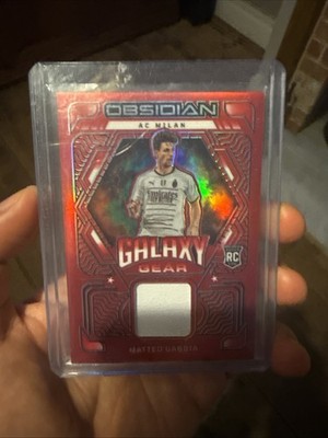 2022-23 Panini Obsidian Galaxy Gear Relics Matteo Gabbia ROOKIE 1/1
