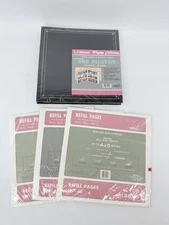 Pioneer 4x6 200 Photo Album Dark Blue Expandable MP-46 + 3 Sets Refill Pages