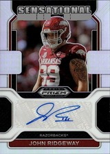 2023 Panini Chronicles Draft Picks John Ridgeway Sensational Signatures Silver