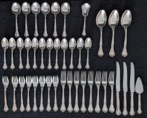 Gorham Chantilly Sterling Silver 42 Pieces – Over 1,602g Sterling  – No Monogram