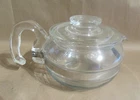 Vintage PYREX Glass Flameware 6 Cup Coffee Pot Teapot Kettle 8446-B