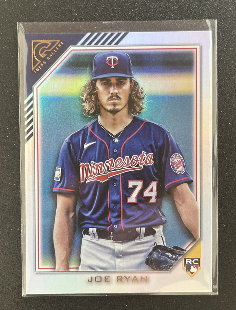 Joe Ryan 2022 Topps Gallery #26 Rainbow Foil Rookie SP Minnesota Twins