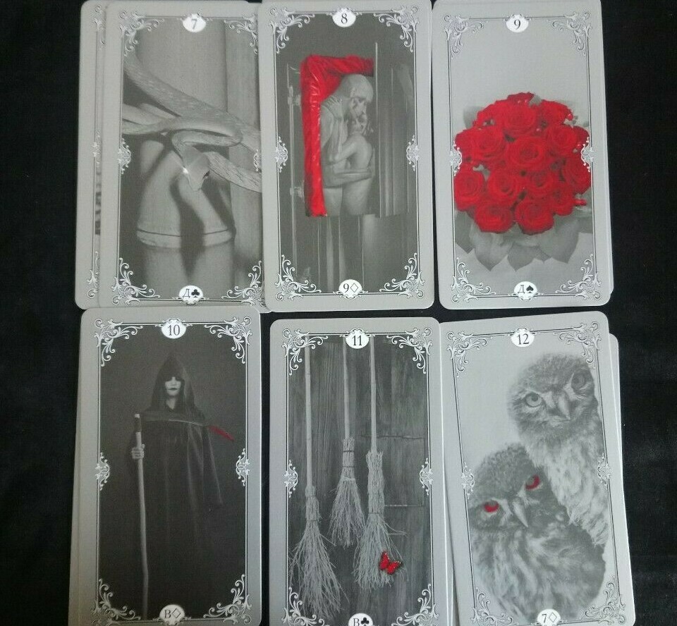 Silver oracle Lenormand 36 cards Russia Серебряный оракул Ленорман | eBay
