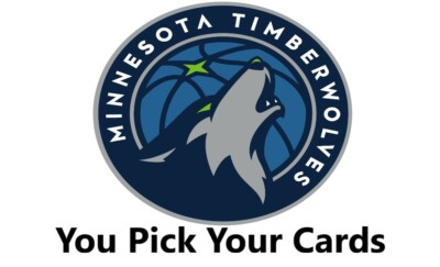 You Pick Your Cards - Minnesota Timberwolves Team NBA Basketball Card Selection