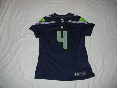 Seattle SEAHAWKS Steven Hauschka printed Nike jersey Womens LG blue NFL - Picture 5 of 9