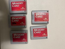 Lot Of 5 Performance Brand Nintendo 64 N64 OEM Controller Pack Memory Cards