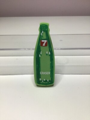 Vintage 7 Up Trinkflasche Neuheit Radierer 70er 80er Jahre