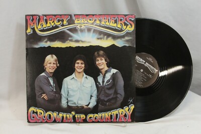 Marcy Brothers LP Vinyl Growin' Up Country Private Label Signed