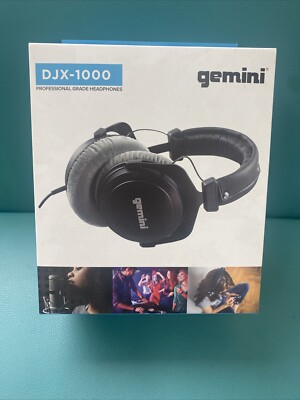 gemini DJX-1000: Professional Monitoring Headphones (djx1000)