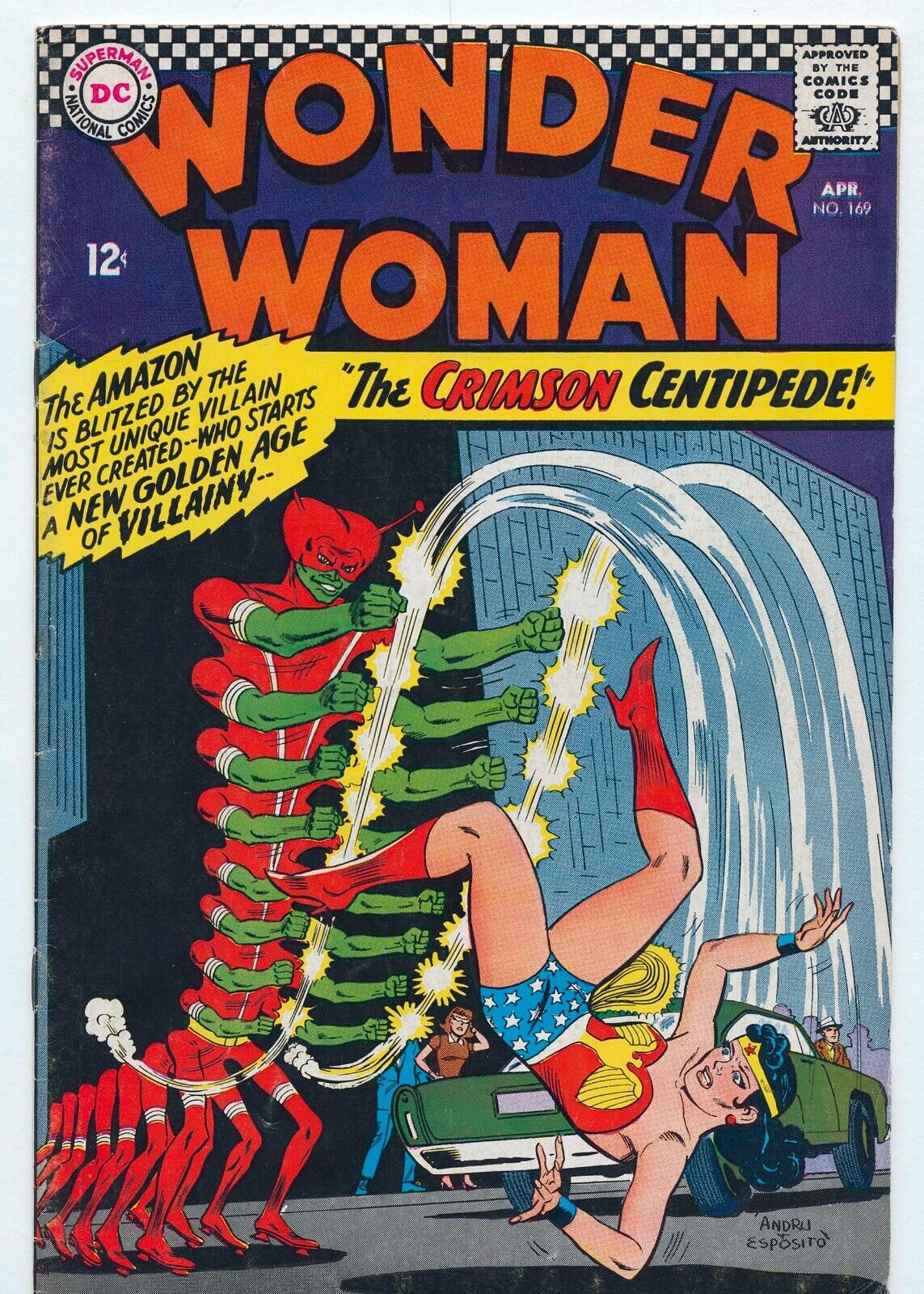 Wonder Woman #169 VG/F 5.0  1967 Silver Age DC