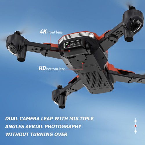 One Key Return Obstacle Avoidance Mini RC Drone 4K HD Dual-Camera Quadcopter - Bild 7 von 12