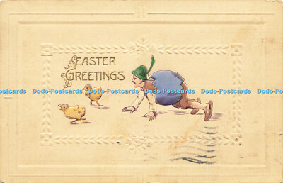 R605273 Easter Greetings Postcard 1914