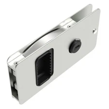 Southco Flush Sliding Door Latch - Square Aluminum MF-01-110-60