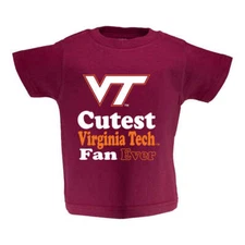 Virginia Tech Toddler Short Sleeve T Shirt Print