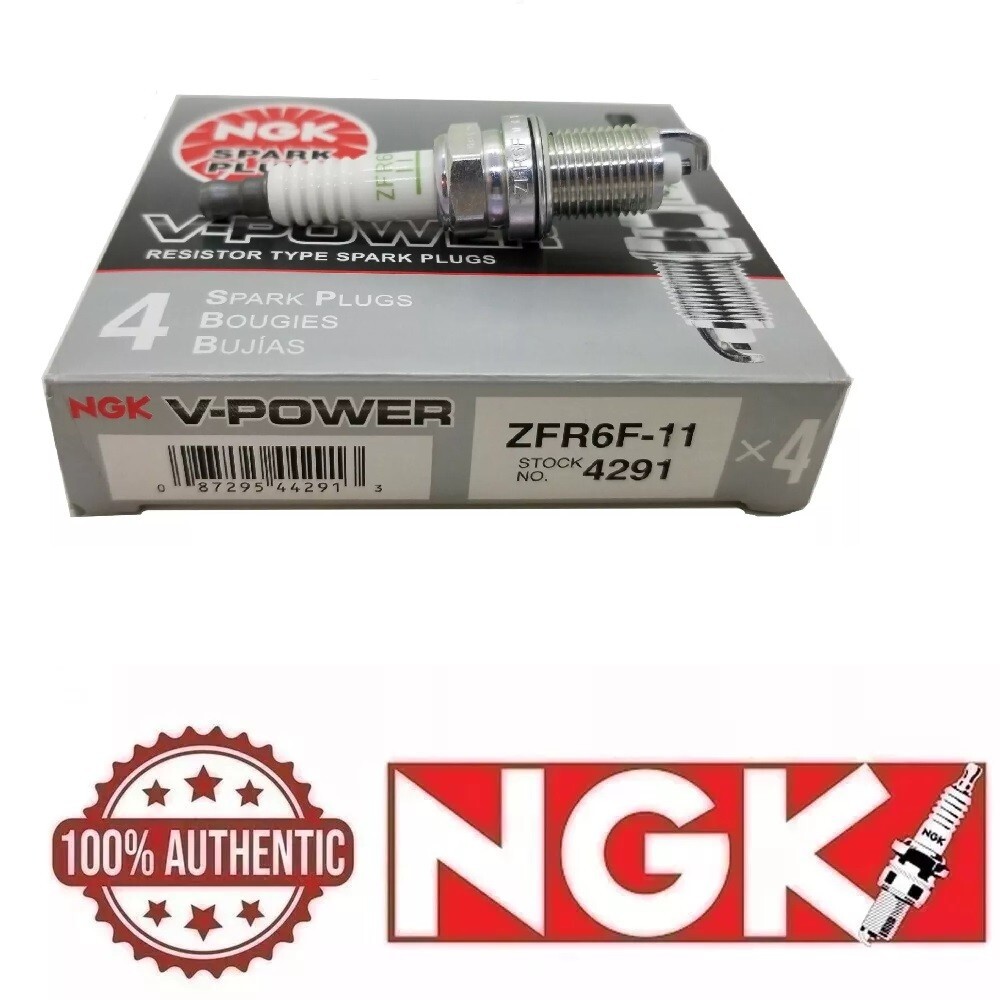 4 Plugs NGK ZFR6F-11 / 4291 SPARK PLUGS V-Power