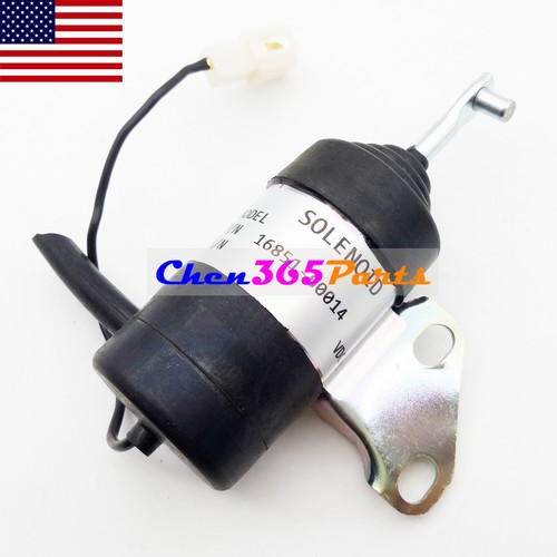 Fuel Shut off Solenoid for Kubota D722 RTV RTV900 Mower ZD18 ZD21 ZD221