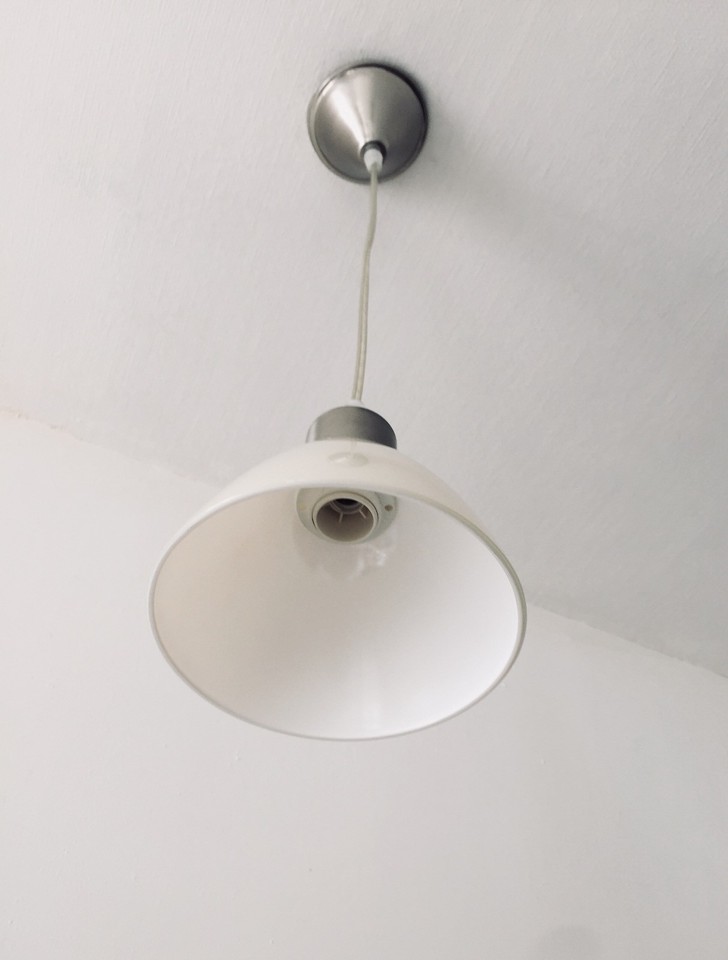 Suspension En Verre Beige Nacré - Luminaire Déco Fabriqué En CEE