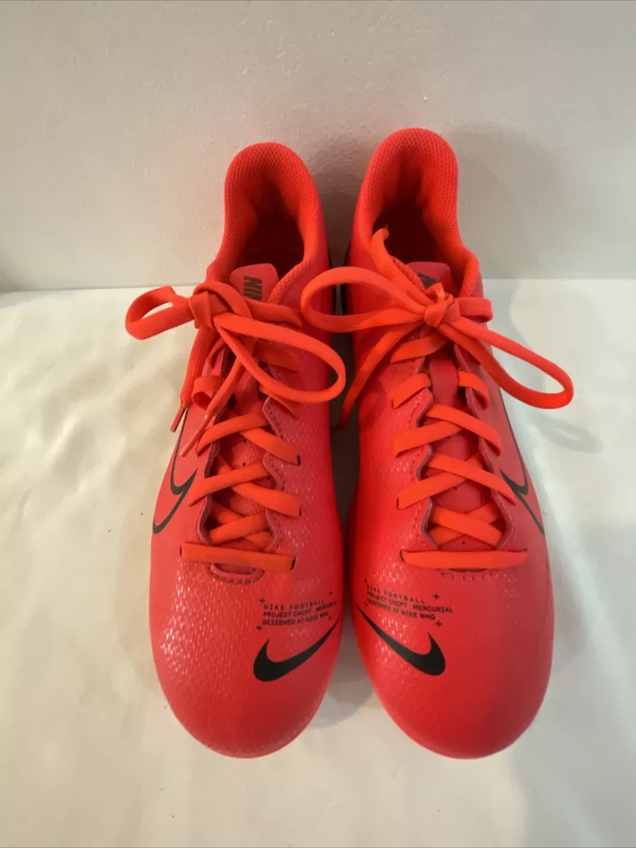 Nike Mercurial Moulded Studs Red Black Football Boots UK5.5 EUR38