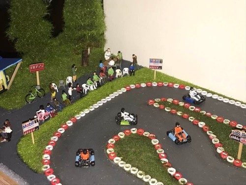 1/64 Scale Go Kart Set painted - Picture 12 of 13