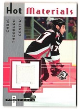 Chris Thorburn 2006 Fleer NHL Game Used Card # CT